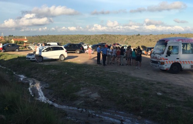 Una centella dañó 17 autos en el ingreso a La Cumbrecita