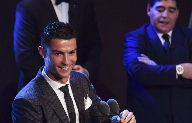 Ronaldo volvió a ganar el premio The Best de la FIFA