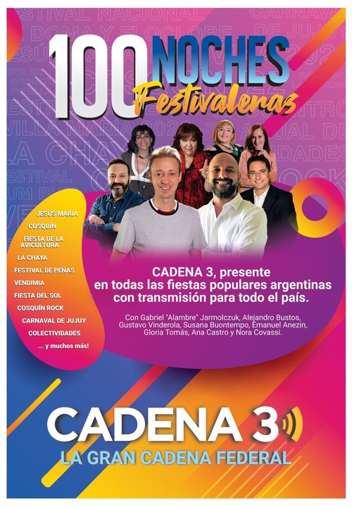 100 noches festivaleras 2022