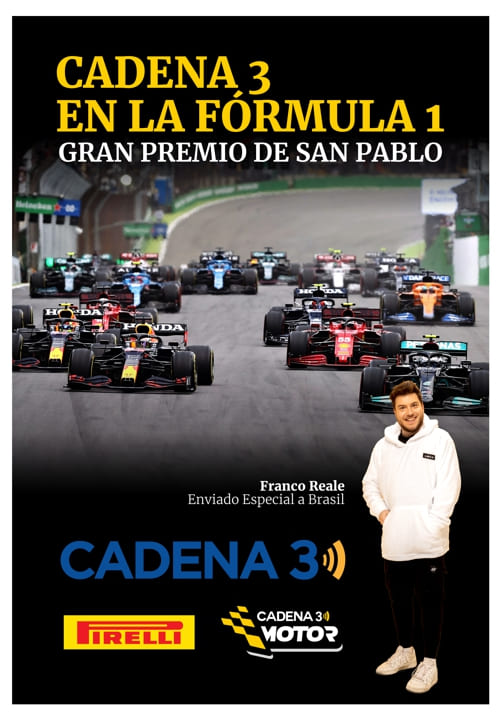 Cadena 3 en el Gran Premio de San Pablo