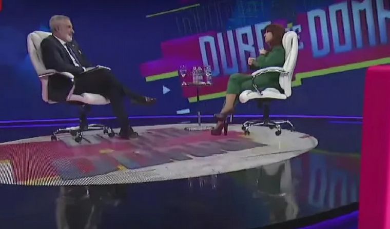 La entrevista a Cristina, lo más visto de la Tv argentina (Captura de video)