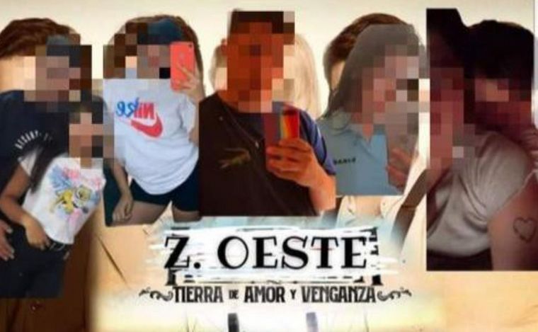 El flyer de la pelea de zona oeste.
