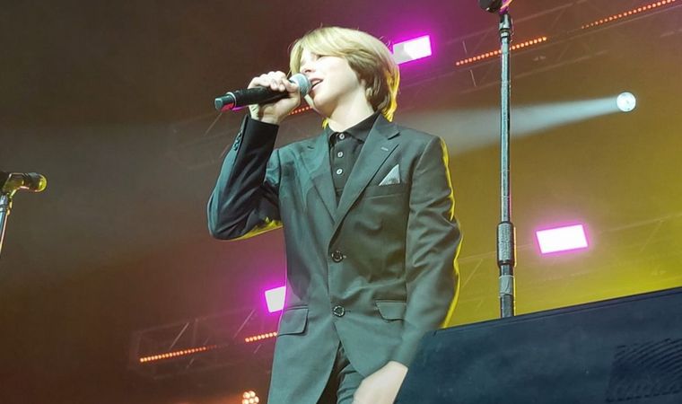 Axel Llunas en el escenario del Quality Arena de Córdoba.