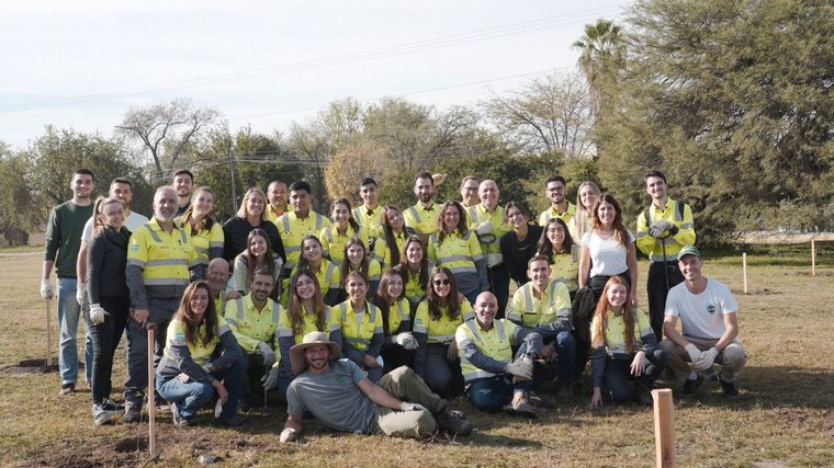 FOTO: Holcim y BAUM plantaron 2500 algarrobos blancos en Malagueño