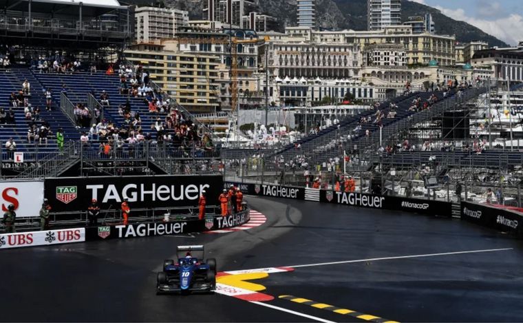 FOTO: Colapinto arrancó 2° en la práctica de F3 en Mónaco