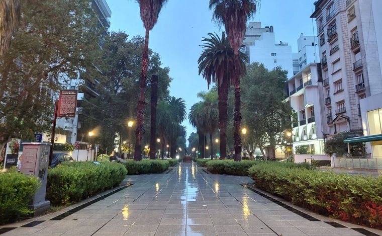 La tormenta se registró durante la madrugada