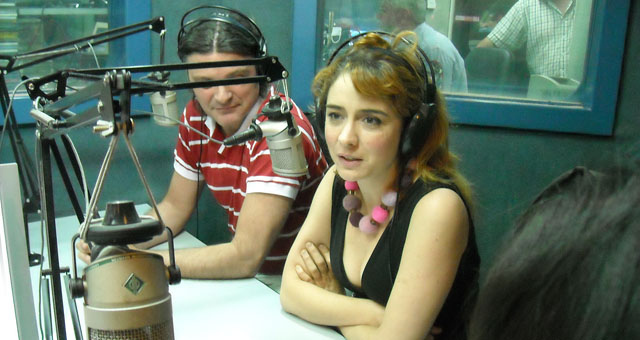 Boca de Fresa en los estudios de Cadena 3