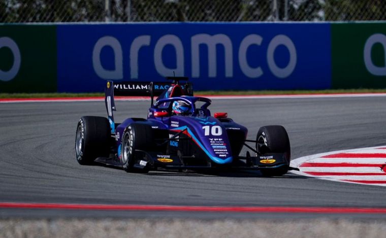 Colapinto hizo una gran tarea y quedó 3° en la Qualy de Barcelona
