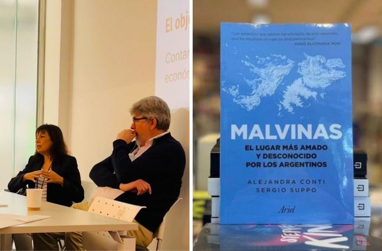 FOTO: Sergio Suppo y Alejandra Conti dieron un taller sobre la cobertura en Malvinas