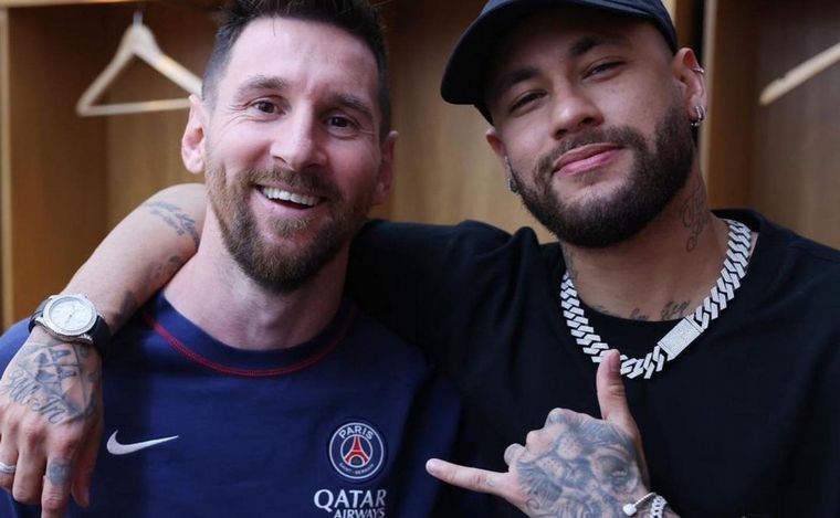 FOTO: Lionel Messi y Neymar, una fuerte amistad que trasciende las canchas.