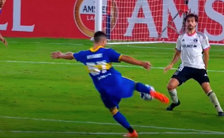 FOTO: Marcelo Weigandt hizo el gol que metió a Boca en octavos de la Libertadores.