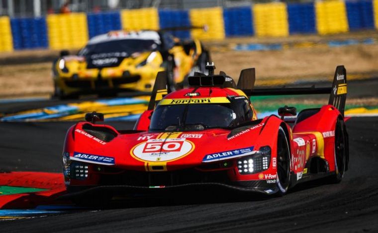 FOTO: La Ferrari 499P con Antonio Fuoco al volante hizo la 'pole' en Le Mans