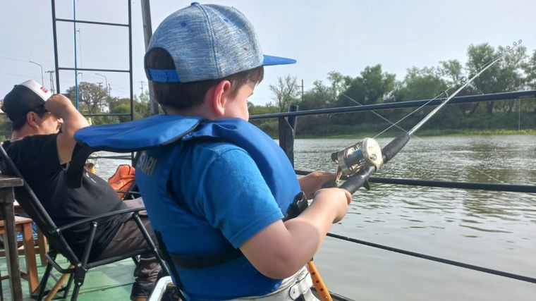 Pesca Adaptada en Arroyo Leyes en Santa Fe (Foto: Gentileza de Pesca Adaptada)