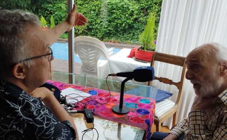 Héctor Alterio recibió en su casa a Cadena 3.