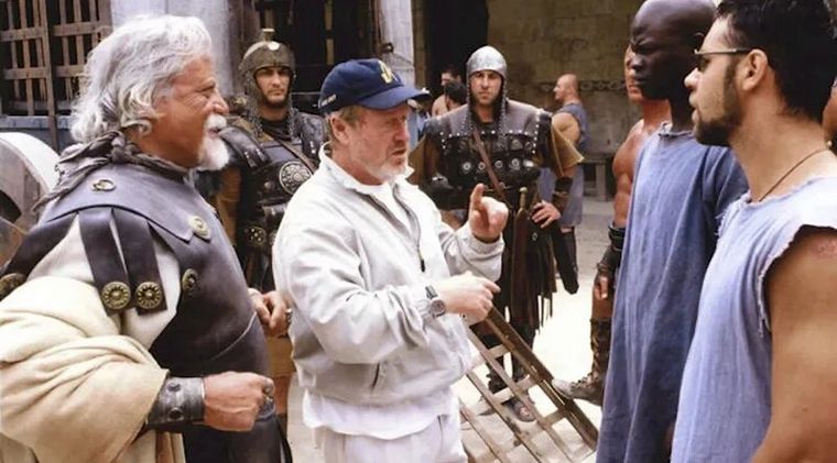 FOTO: Ridley Scott dirige esta nueva versión de Gladiador.