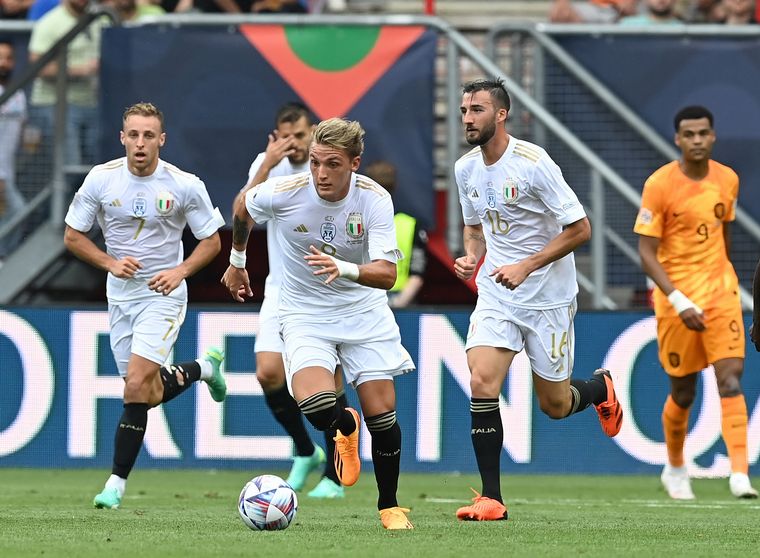 Mateo Retegui fue titular en el triunfo de Italia sobre Países Bajos.