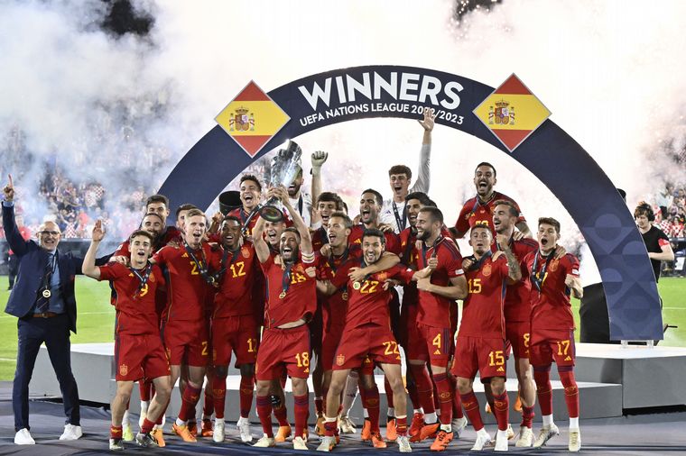 España venció a Croacia y es el nuevo campeon de la Nations League.