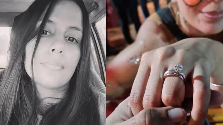 Cecilia mostró el anillo en sus redes el año pasado (Foto:N.A)