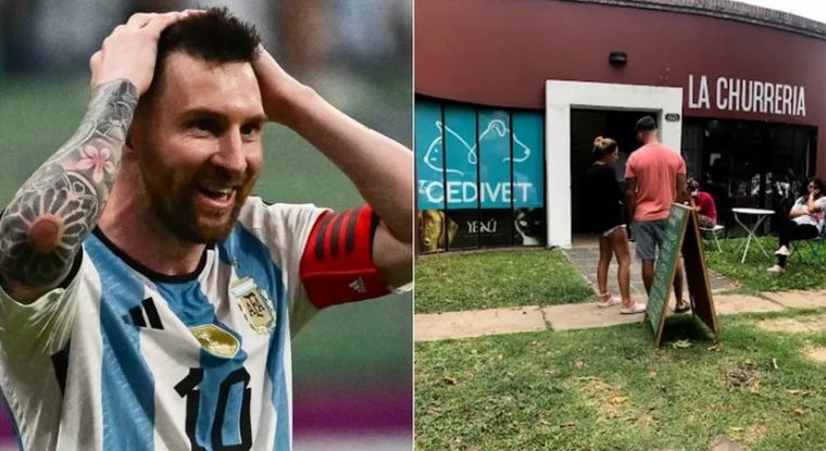 FOTO: El pedido de churros de Messi, la emoción del delivery y la reacción de Mateo