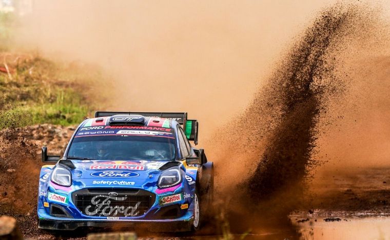 FOTO: Tänak y el Ford Puma ganaron el SS1 en el comienzo del Safari Rally