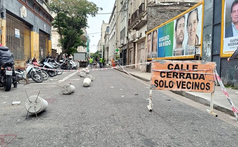Nuevas obras en el centro de Rosario.