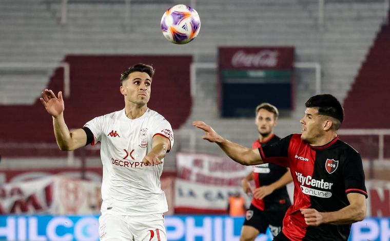 Newell's vs. Huracán. Fecha 21 de la Liga Profesional de Fútbol 2023.
