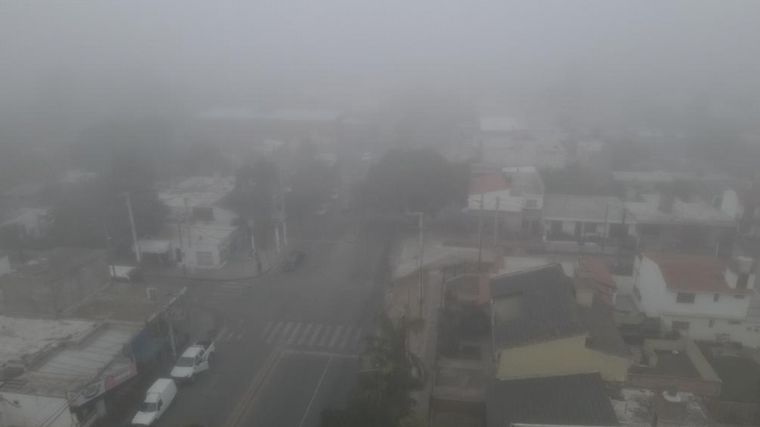 FOTO: Niebla en la Ciudad de Córdoba (Foto: Daniel Cáceres)