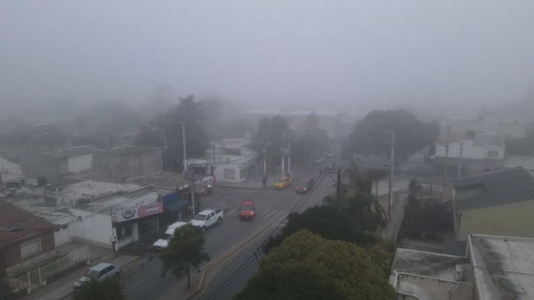 FOTO: Niebla en la Ciudad de Córdoba (Foto: Daniel Cáceres)