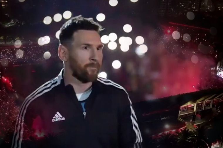 Recibida a Messi 