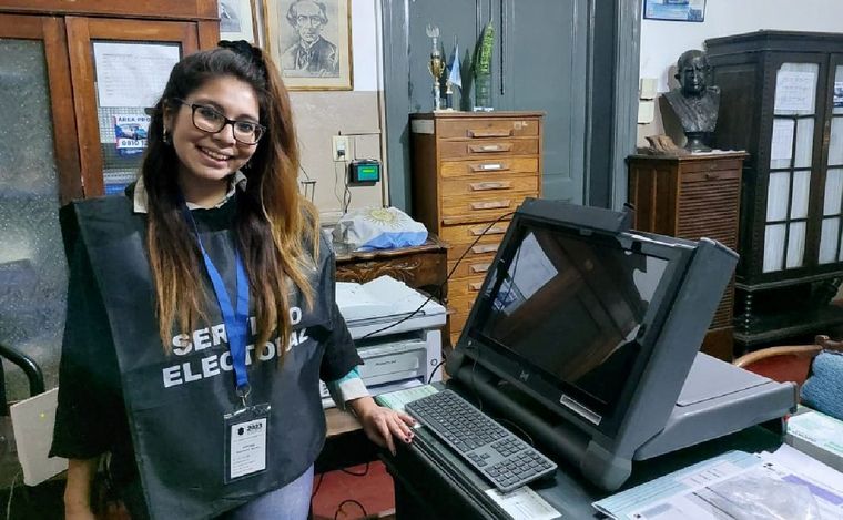 Belén Maldonado, asistente técnica. (Foto: Agustín González/Cadena 3)