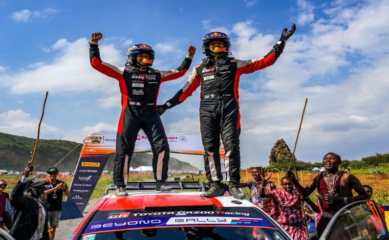 FOTO: Sebastien Ogier y Vincent Landais ganaron el Safari Rally de Kenia