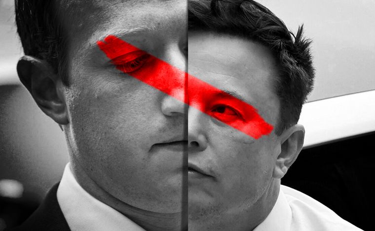 Mark Zuckerberg y Elon Musk.