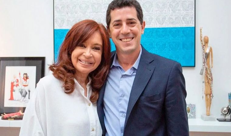 La vicepresidenta, Cristina Kirchner, y el ministro del Interior, 