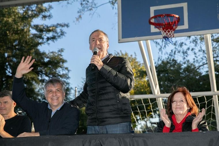 Schiaretti y Llaryora, en su primera actividad compartida tras las elecciones. 