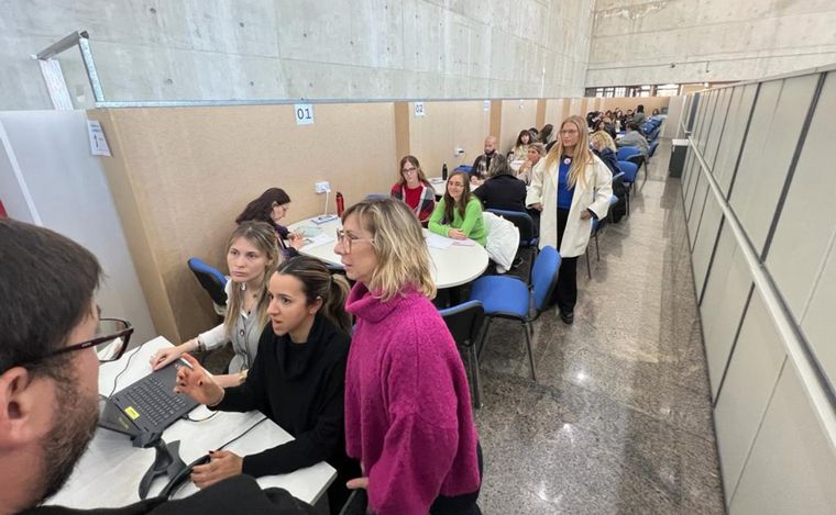 Tribunales II de Córdoba, donde se lleva el escrutinio definitivo.