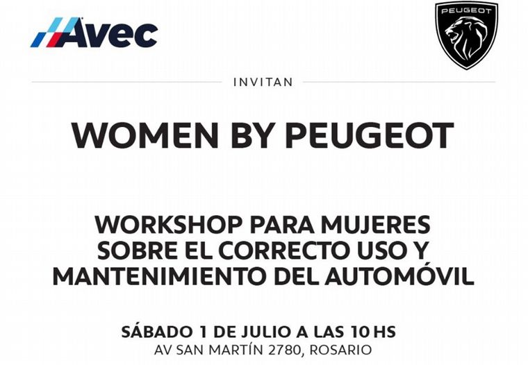 Llega este Sábado el "Women by Peugeot" a Rosario de la mano de AVEC