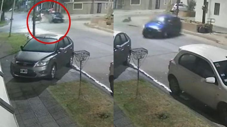 Impactante video: manejaba a alta velocidad, atropelló y mató a delivery (Foto: NA)