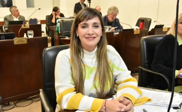 FOTO: Claudia Lorena Panzardi, legisladora del PJ de Chaco. (Foto: Prensa)