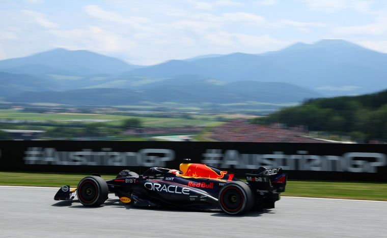 El imparable Verstappen lideró la práctica de Austria con gomas de compuesto medio
