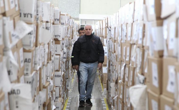 Tribunales II, donde se hace el escrutinio definitivo. (Daniel Cáceres/Cadena 3)