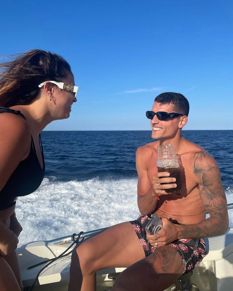 Las lujosas vacaciones de Julián Álvarez.