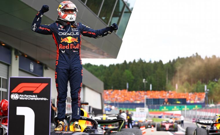 Max y el Red Bull barren en la Fórmula 1