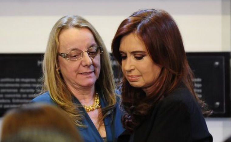 Alicia Kirchner y Cristina Fernández de Kirchner.