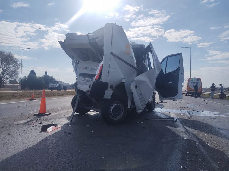 Choque múltiple en Circunvalación de Córdoba.