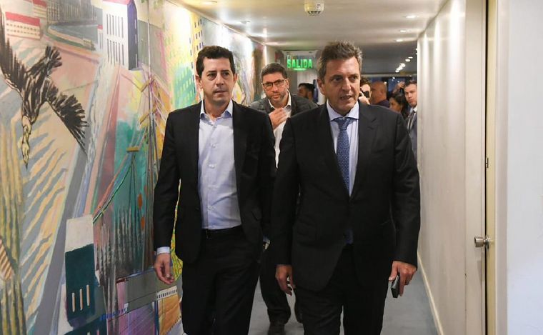 Wado de Pedro y Sergio Massa. (Foto: NA)