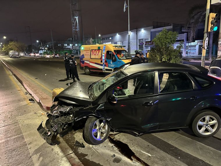 Impactante choque en Córdoba.