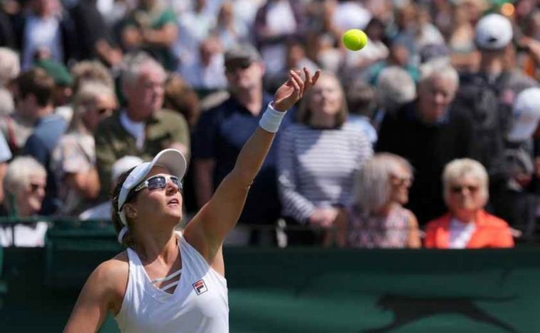 FOTO: Nadia Podoroska quedó eliminada en la segunda ronda de Wimbledon