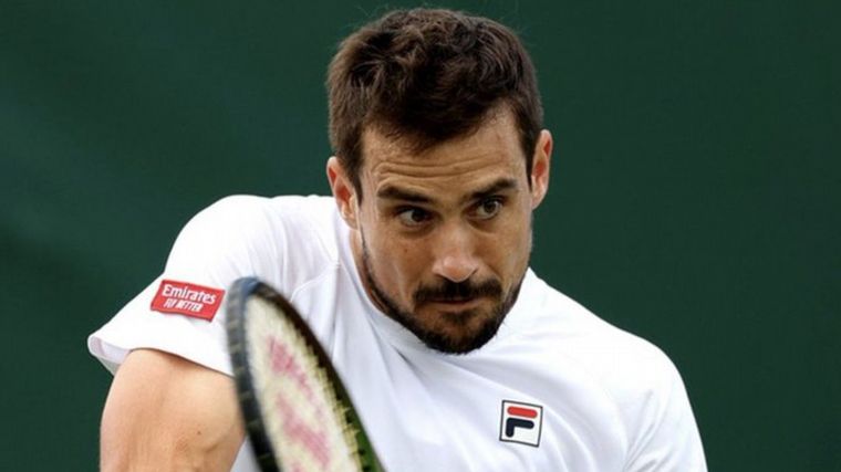 Guido Pella quedó fuera de Wimbledon (Foto: Twitter)