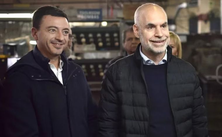 Rodrigo De Loredo y Horacio Rodríguez Larreta.