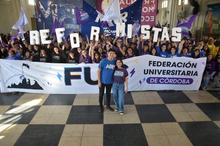 Franja Morada ganó las elecciones de la Federación Universitaria de Córdoba.